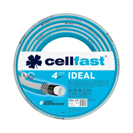 Λάστιχο ποτίσματος Cellfast IDEAL 1/2″ 50m 4 στρώσεων