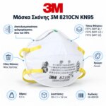 Μάσκα Σκόνης 3M 8210CN KN95 - Image 5