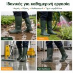 Αδιάβροχες γαλότσες εργασίας με ψηλό στέλεχος - Image 4