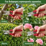 Ψαλίδι κλαδέματος κόκκινο - Image 4