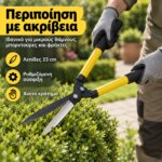 Ψαλίδι Θάμνου Benman 77003 Ρυθμιζόμενων Λεπίδων 23cm - Image 3