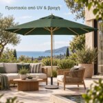 Ομπρέλα Κήπου δύο επιπέδων πράσινη - Image 4