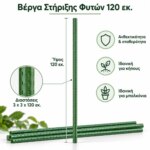 Βέργα Στήριξης Φυτών 120cm - Image 5