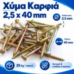 Χύμα Καρφιά 2,5x40mm - Image 2