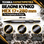 Βελόνι Kynko HEX 17×280mm - Image 5