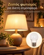 Λαμπτήρας LED VITUS G45 σφαιρικός E27 5W 2700K 400lm - Image 3